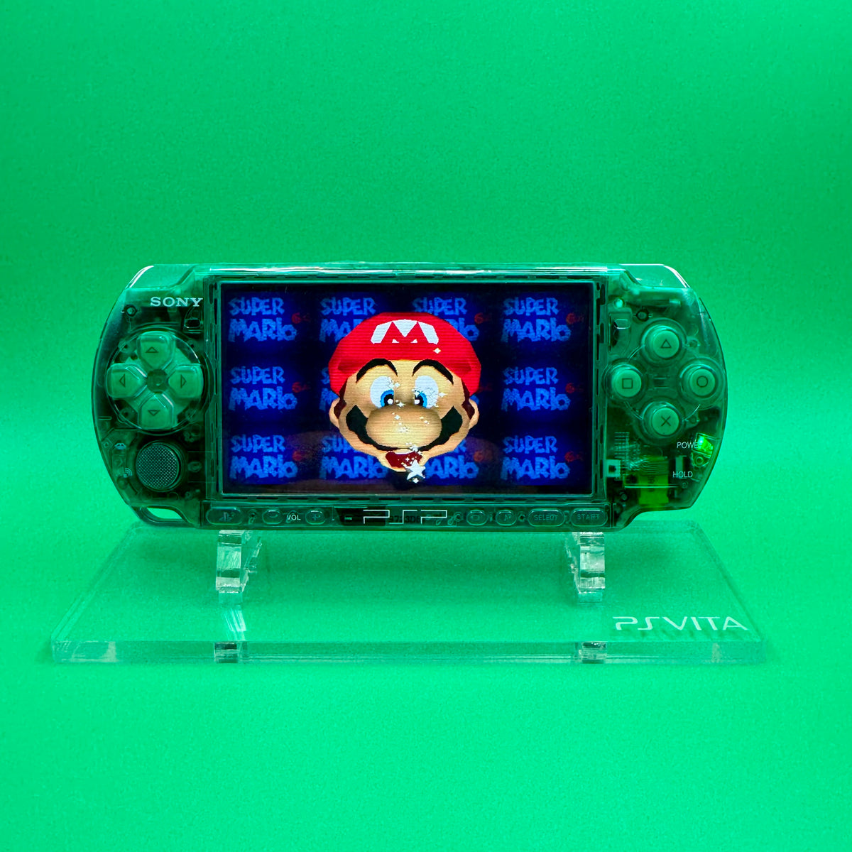 Sony PSP 3000 — Green Console