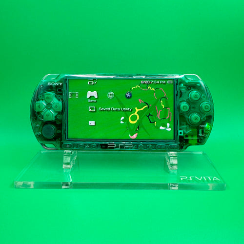 Sony PSP 3000 — Green Console