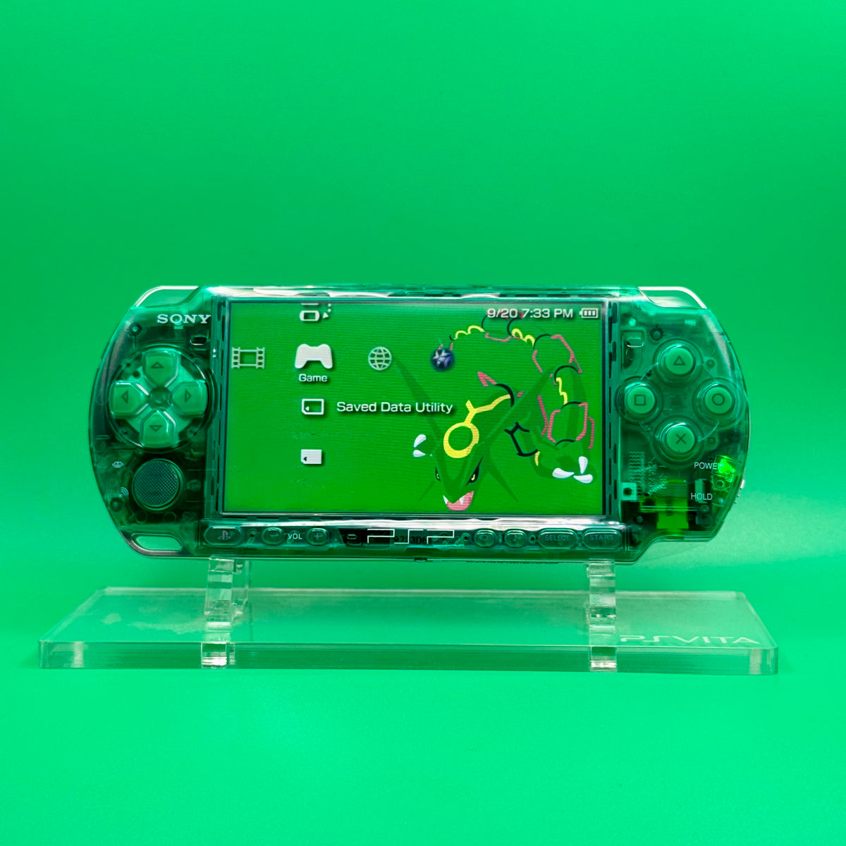 Sony PSP 3000 — Green Console