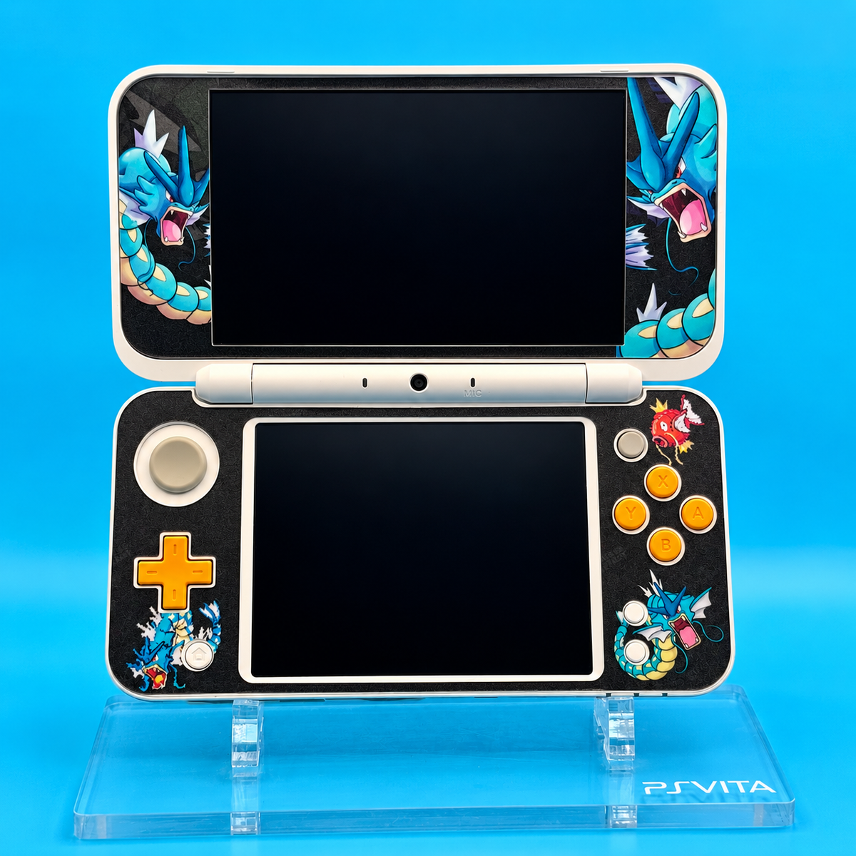Nintendo 2DS XL — Custom Vinyl Skin Blue Gyara