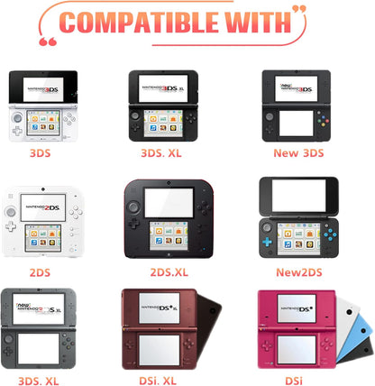 A grid lists Nintendo handhelds—3DS, 2DS XL, DSi XL, and more—under "Compatible With." It’s easy to find a replacement charger for your device with the Nintendo DSi / 2DS / 3DS Replacement Charger.