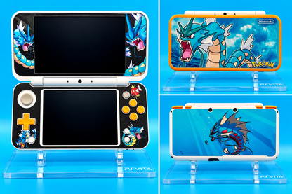 Nintendo 2DS XL — Custom Vinyl Skin Blue Gyara