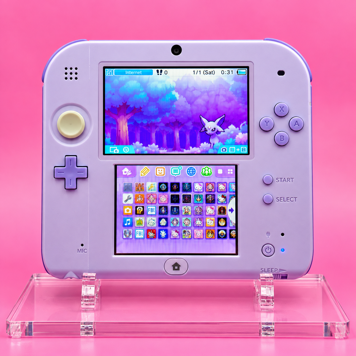 Nintendo 2DS — Lavender Console