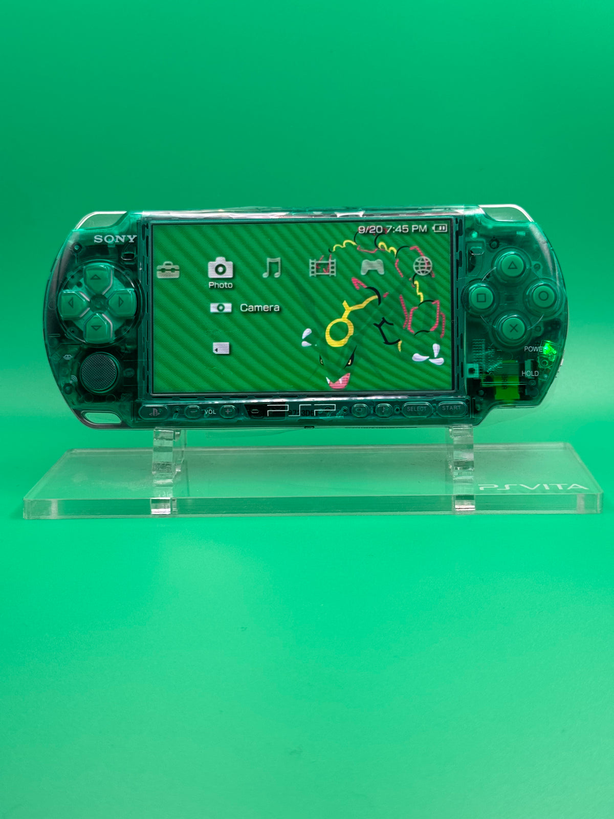 Sony PSP 3000 — Green Console