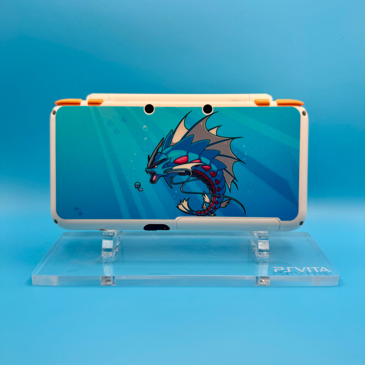 Nintendo 2DS XL — Custom Vinyl Skin Blue Gyara