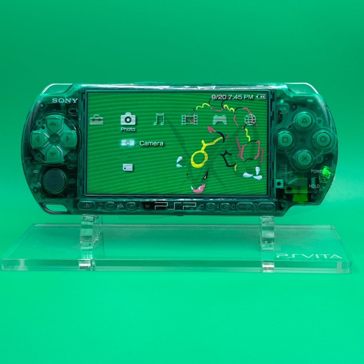 Sony PSP 3000 — Green Console
