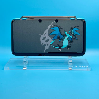 Nintendo 2DS XL — Custom Vinyl Skin Blue Charz