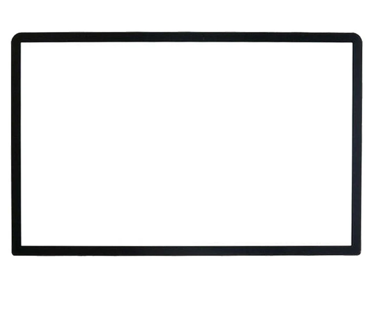 Black rectangular outline on a white background