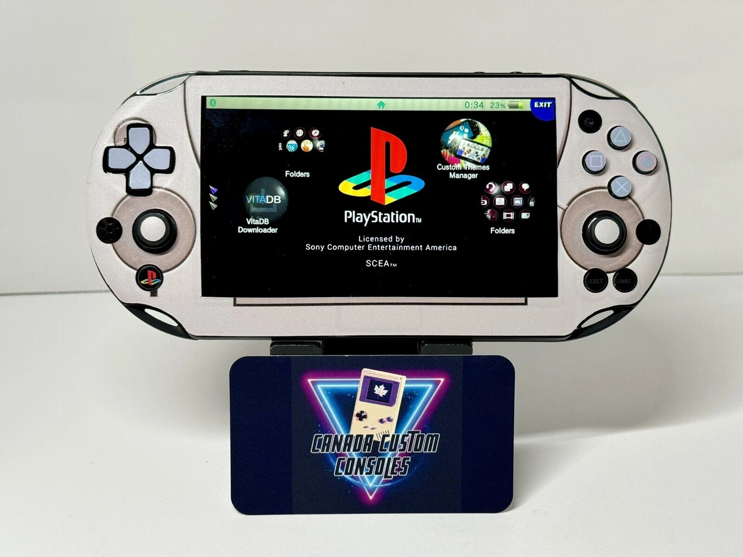 ps vita console ps1 theme skin 